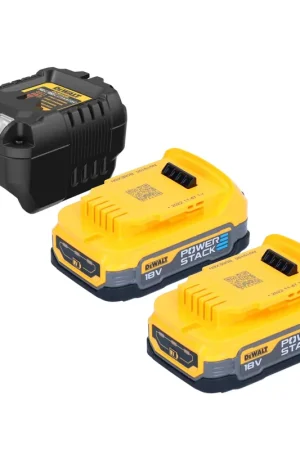 DeWalt DCB 1102 E2 Kit de démarrage sans fil 18 V avec 2x Powerstack batterie 1,7 Ah + chargeur DCB 1102 Prix Choc