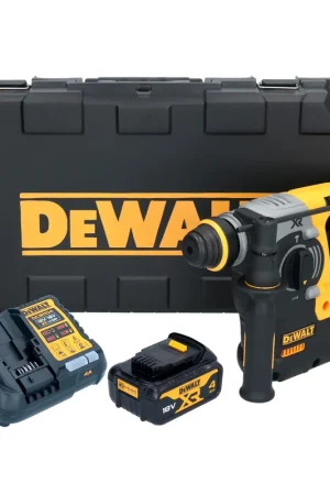 Nouvel Arrivage DeWalt DCH 273 M1 Marteau combiné sans fil 18 V 2,1 J SDS Plus Brushless + 1x batterie 4,0 Ah + chargeur + coffret