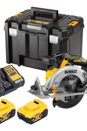 Populaire DeWalt DCS 565 P2T Scie circulaire portative sans fil 18 V 165 mm Brushless + 2x batterie 5,0 Ah + chargeur + TSTAK
