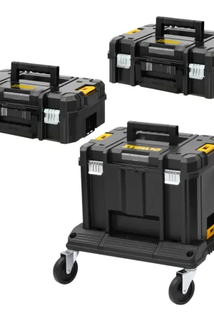 Prix Promo DeWalt DWST1-71229 TSTAK Cart planche à roulettes + DWST1-71195 TSTAK VI + 2x DWST1-70703 TSTAK II valise