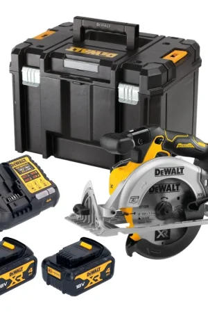Acheter Direct DeWalt DCS 565 M2T Scie circulaire portative sans fil 18 V 165 mm Brushless + 2x batterie 4,0 Ah + chargeur + TSTAK