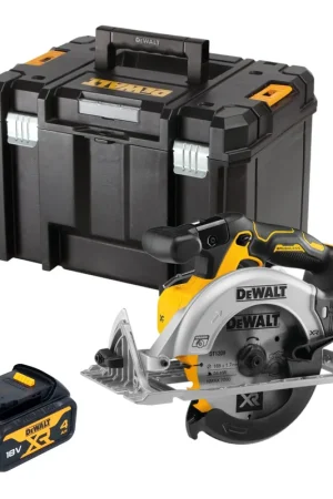 Authentique DeWalt DCS 565 NT Scie circulaire à main sans fil 18 V 165 mm Brushless + 1x batterie 4,0 Ah + TSTAK - sans chargeur