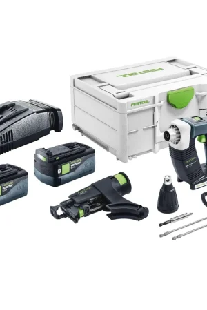 Festool DURADRIVE DWC 18-2500 Basic Visseuse de chantier sans fil 18 V 18 Nm Brushless + 2x batterie 5,0 Ah + chargeur rapide + Systainer Affaire À Saisir