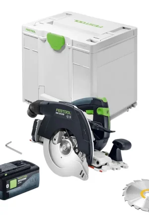 Prix Choc Festool HKC 55 KEB-Basic Scie circulaire portative sans fil 18 V 160 mm Brushless + 1x batterie 5,0 Ah + Systainer - sans chargeur