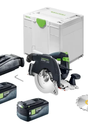 Quantité Limitée Festool HKC 55 KEB-Basic Scie circulaire portative sans fil 18 V 160 mm Brushless + 2x batterie 5,0 Ah + chargeur + Systainer