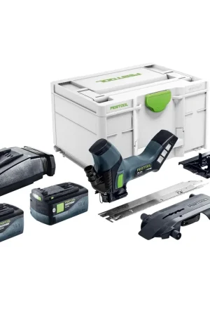 Solde Festool ISC 240 EB-Basic Scie à métaux sans fil 18 V 240 mm + 2x batterie 5,0 Ah + chargeur + Systainer