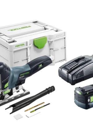 Festool CARVEX PSC 420 EB-Basic Scie sauteuse pendulaire sans fil 18 V 120 mm Brushless + 1x batterie 5,0 Ah + chargeur rapide + Systainer Offre Spéciale
