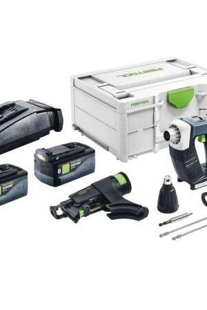 Marque Festool DURADRIVE DWC 18-2500 Basic Visseuse de chantier sans fil 18 V 18 Nm Brushless + 2x batterie 5,0 Ah + chargeur + Systainer