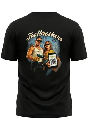 Acheter Direct Toolbrothers Fan-Shirt (Simple Black) - Größe L