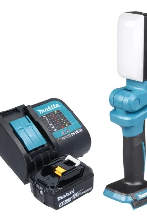 Makita DML 816 SM1X Lampe de travail sans fil 18 V 500 lm LED + 1x batterie 4,0 Ah + chargeur Bon Plan