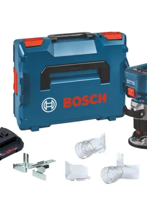 Bosch GKF 18V-8 Professional Affleureuse sans fil 18 V 8,0 mm Brushless + 1x batterie ProCORE 4,0 Ah + L-Boxx - sans chargeur Prix Cassé