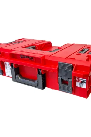 Dernier Modèle Qbrick System ONE 200 2.0 Vario RED ULTRA HD Custom Mallette à outils modulaire Organiseur 585 x 385 x 190 mm 15,4 l empilable IP66