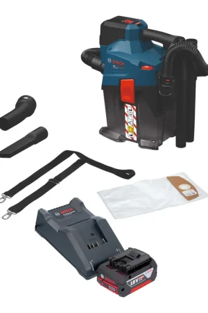 Bosch GAS 18V-6L S Aspirateur sans fil 18 V 6 l classe de poussière L ( 06019K2100 ) Solo - sans batterie, sans chargeur Quantité Limitée