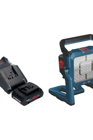 Bosch GLI 18V-5000 Akku Bauleuchte 18 V 5000 lm + 1x ProCORE Akku 4,0 Ah + Ladegerät Bon Plan