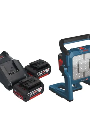 Achetez Aujourd'hui Bosch GLI 18V-5000 Akku Bauleuchte 18 V 5000 lm + 2x Akku 5,0 Ah + Ladegerät