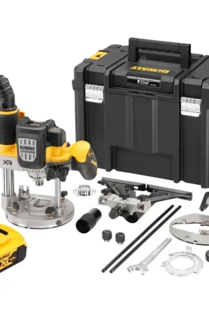 Paiement Sécurisé DeWalt DCW 620 NT Défonceuse sans fil 18 V 12 mm Brushless + 1 batterie 5,0 Ah + TSTAK - sans chargeur