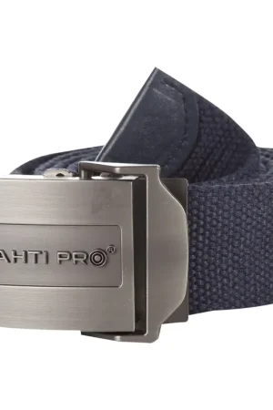 Prix Choc Ceinture en tissu LAHTI PRO avec boucle à fermeture rapide 130 cm ( L9020300 ) bleu marine