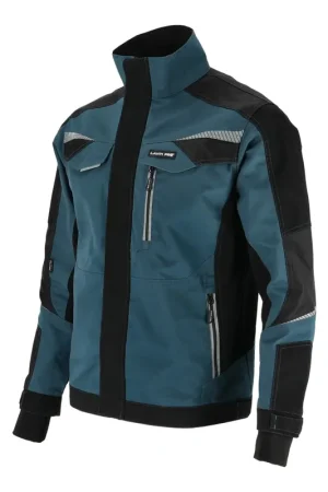 Prix Bas Veste de travail LAHTI PRO à bandes réfléchissantes, coupe slim, taille S (L4042101), turquoise et noir