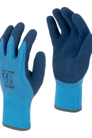 Réduction Gants de protection LAHTI PRO enduits de latex avec isolation acrylique, taille 9 (L251909K), bleus