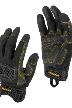 Offre Exclusive Gants de travail LAHTI PRO taille 10 ( L281610K ) noir-jaune