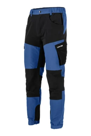 Remise Pantalon de travail LAHTI PRO avec éléments stretch, taille XL (L4055604), bleu noir