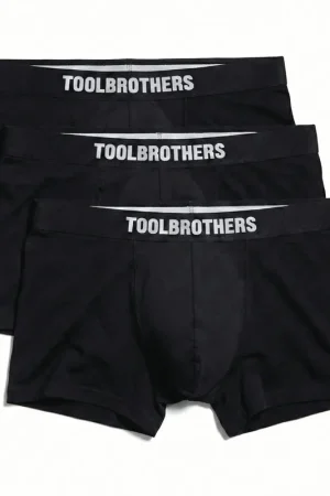 Toolbrothers Boxer Shorts Black - 3er Pack (Größe XL) Commande En Gros