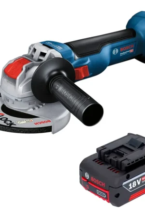 Vente Directe Meuleuse d'angle sans fil Bosch GWX 18V-10 18 V 125 mm sans balais + 1 batterie 4,0 Ah - sans chargeur