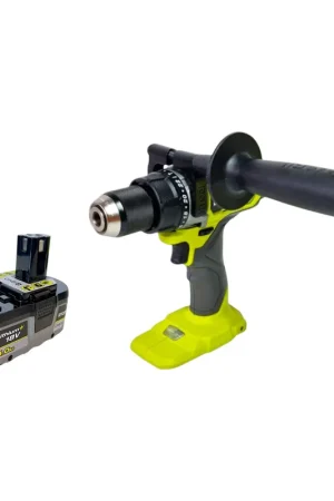 Perceuse-visseuse à percussion sans fil RYOBI RPD18BL2-0 18 V 95 Nm sans balais + 1 batterie 4,0 Ah - sans chargeur Expédié Aujourd'hui