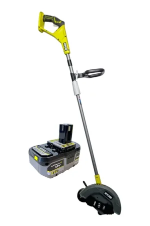 Must-Have RYOBI RY18EGA-0 Coupe-bordures sans fil 18 V 38 mm + 1 batterie 4,0 Ah - sans chargeur