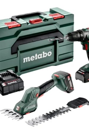 Kit combiné Metabo 2.2.5 18 V BS 18 + SGS 18 LTX Q + 2 batteries 2,0 Ah + chargeur + metaBOX ( 685186000 ) Bon Marché