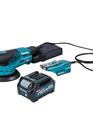 Makita BO 004 CGA1 Akku Exzenterschleifer 40 V max. 150 mm 3,0 mm Hub Brushless + 1x Akku 2,0 Ah - ohne Ladegerät Meilleure Vente