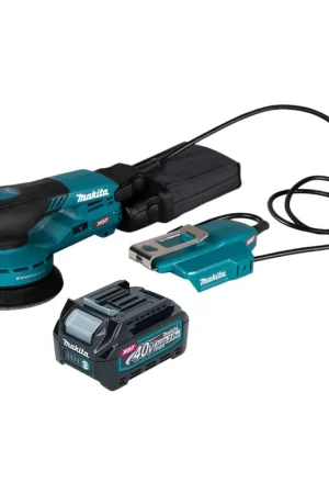 Makita BO 003 CGA1 Akku Exzenterschleifer 40 V max. 125 mm 3,0 mm Hub Brushless + 1x Akku 2,0 Ah - ohne Ladegerät Bon Plan