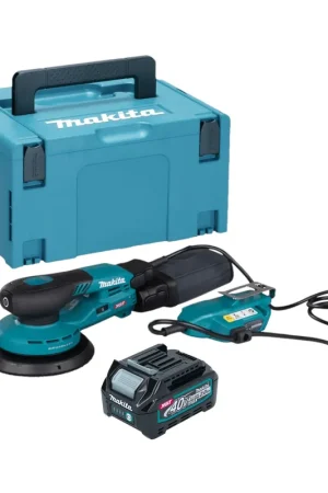 Expédition Rapide Makita BO 002 CGA101 Akku Exzenterschleifer 40 V max. 150 mm 5,0 mm Hub Brushless + 1x Akku 2,0 Ah + Makpac - ohne Ladegerät