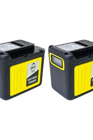 Kärcher 2x Battery Power 36/50 Batterie 36 V 5,0 Ah / 5000 mAh avec indicateur de charge Nouvel Arrivage