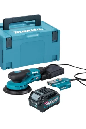 Prix Choc Makita BO 004 CGA101 Akku Exzenterschleifer 40 V max. 150 mm 3,0 mm Hub Brushless + 1x Akku 2,0 Ah + Makpac - ohne Ladegerät