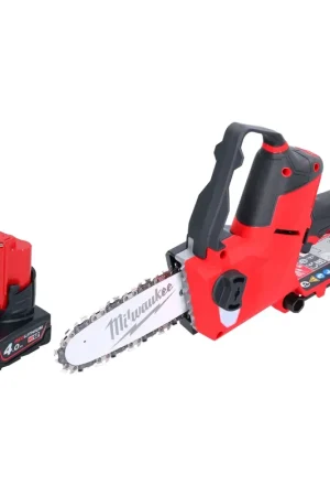 Tronçonneuse à batterie Milwaukee M12 FHS-401 12 V 15 cm sans balais + 1 batterie 4,0 Ah - sans chargeur Offre Limitée