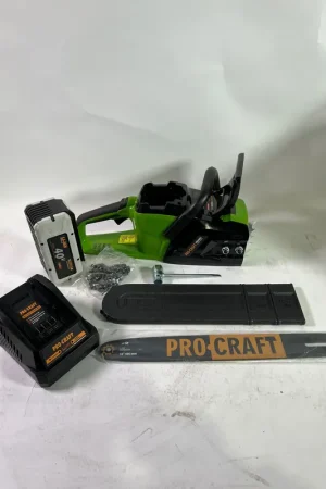 Commander Maintenant Procraft PKA48Li Akku Kettensäge 40 V 406 mm Brushless + 1x Akku 8,0 Ah + Ladegerät - Leicht Gebraucht