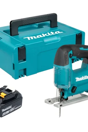 Achat Immédiat Scie sauteuse pendulaire sans fil Makita DJV 186 M1J 18 V + 1 batterie 4,0 Ah + Makpac - sans chargeur