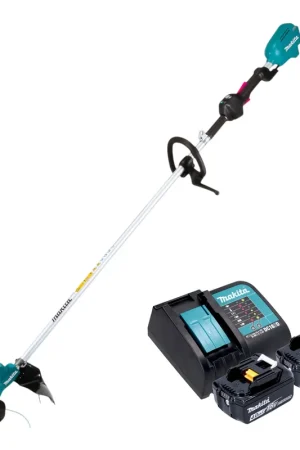 Coupe-bordures sans fil Makita DUR 190 LSM2X9 18 V 300 mm sans balais + 2 batteries 4,0 Ah + chargeur Petit Prix