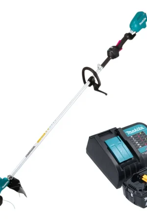 Coupe-bordures sans fil Makita DUR 190 LSTX9 18 V 300 mm sans balais + 1 batterie 5,0 Ah + chargeur Prix Promo
