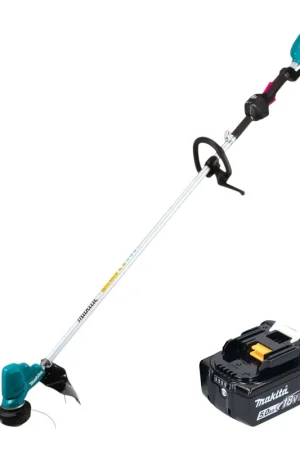 Usine Directe Coupe-bordures sans fil Makita DUR 190 LTX9 18 V 300 mm sans balais + 1 batterie 5,0 Ah - sans chargeur