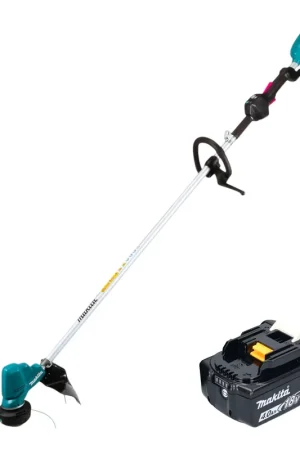 Coupe-bordures sans fil Makita DUR 190 LMX9 18 V 300 mm sans balais + 1 batterie 4,0 Ah - sans chargeur Promotion