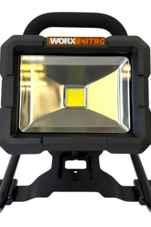 Worx WX026.9 Lampe de chantier sans fil 20 V - sans batterie - sans chargeur Authentique