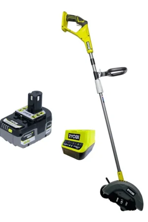 RYOBI RY18EGA-0 Coupe-bordures sans fil 18 V 38 mm + 1 batterie 5,0 Ah + chargeur Jusqu'à Épuisement Des Stocks