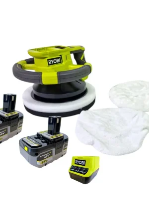 RYOBI RBP18250-0 Akku Polierer 18 V 250 mm + 2x Akku 4,0 Ah + Ladegerät Nouvelle Collection