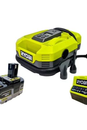 Super Prix RYOBI RMI18-0 Akku Multi Kompressor 18 V 11 bar + 1x Akku 4,0 Ah + Ladegerät