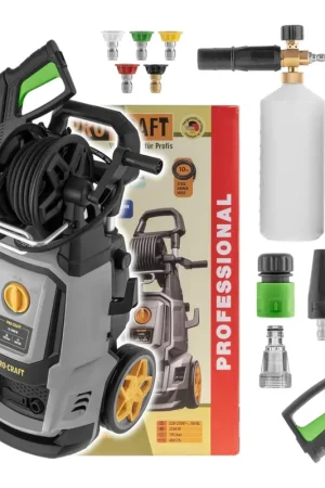 Nettoyeur haute pression Procraft CW2.5/195 2 500 watts 195 bars 7,8 l/min + accessoires Nouveauté
