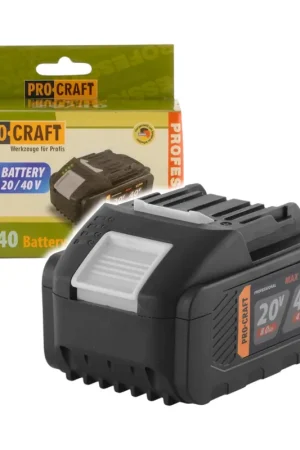 Meilleure Vente Batterie Procraft 20/40 20 / 40 V 8,0 / 4,0 Ah Li-Ion avec indicateur de charge