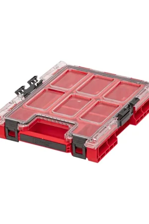 Qbrick System ONE Organizer M RED ULTRA HD Organizer 365 x 265 x 77 mm 2,5 l stapelbar IP66 Dernière Chance