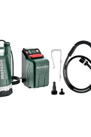 Metabo TPF 18 LTX 2200 Pompe à fût immergé et à fût de pluie sans fil 18 V 2200 l/h + 1x batterie LiHD 4,0 Ah - sans chargeur Prix Cassé